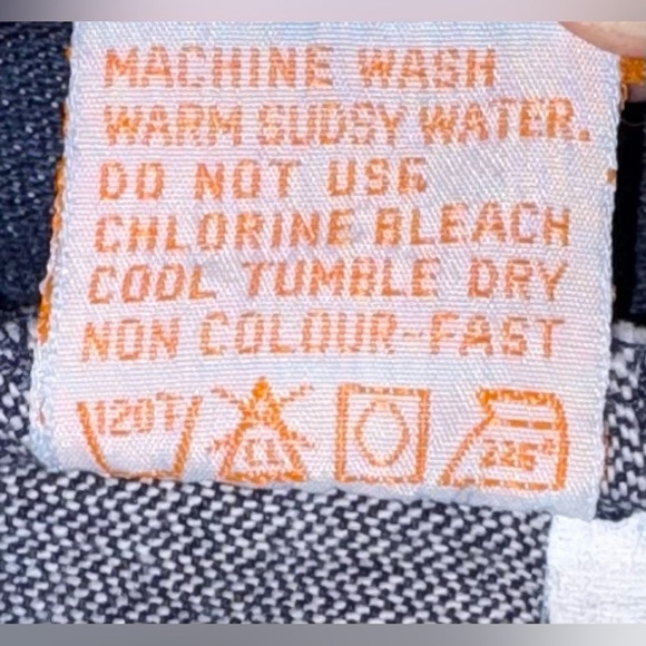 Seattle Blues Vintage Size 14 Ultra High Rise Wide Leg Straight Jeans - Picture 11 of 13